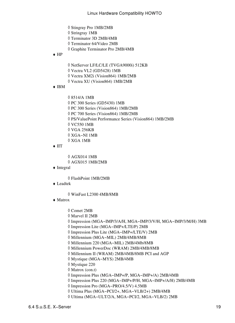 image for page Linux Hardware Compatibility HOWTO