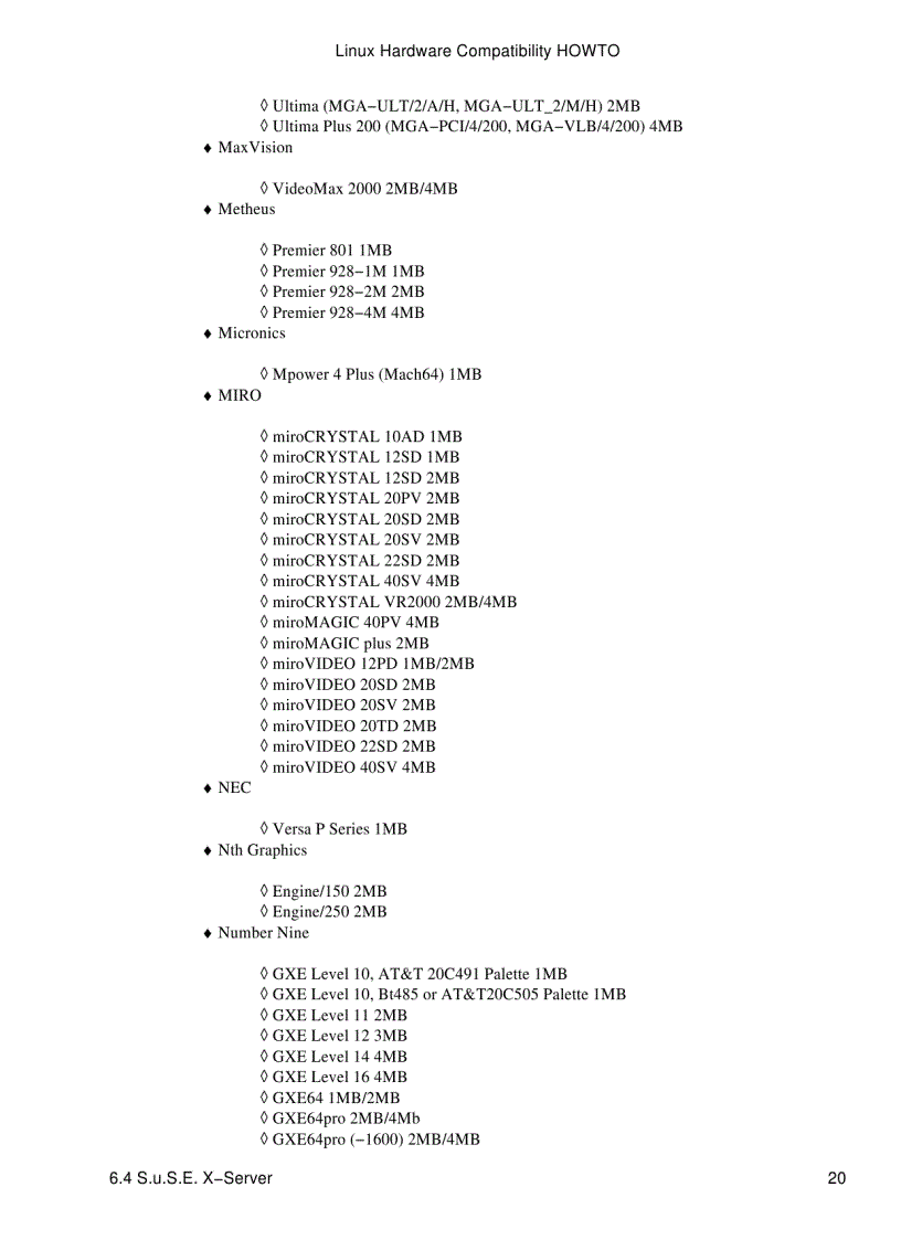 image for page Linux Hardware Compatibility HOWTO