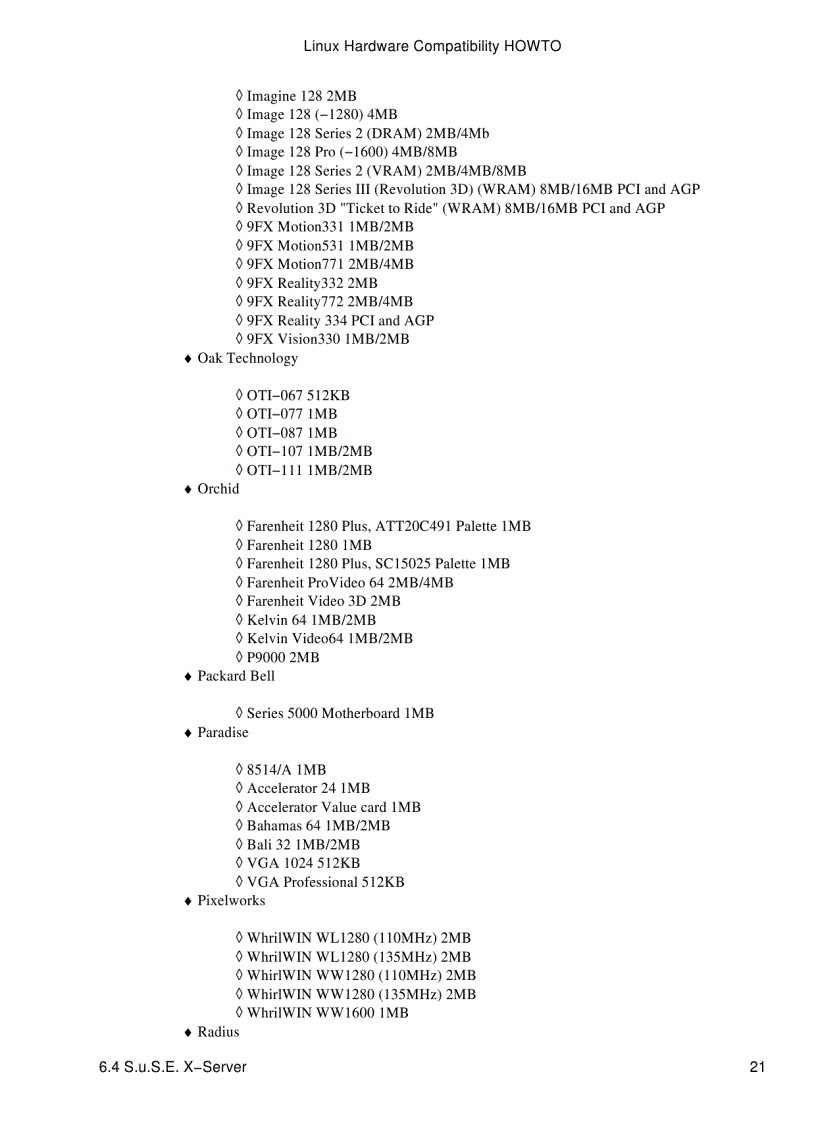 image for page Linux Hardware Compatibility HOWTO