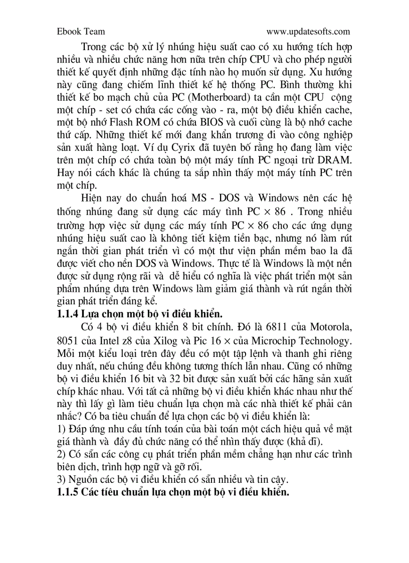 image for page Tìm hiểu về vi xử lí 8051