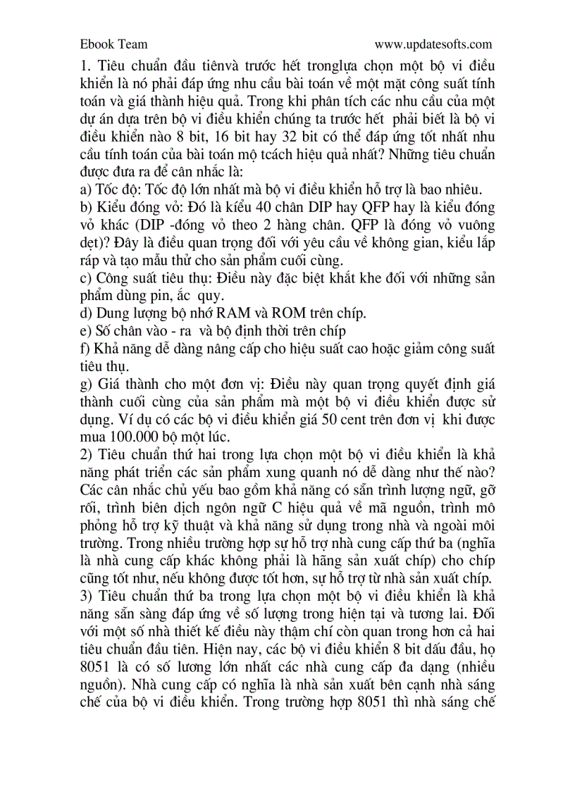 image for page Tìm hiểu về vi xử lí 8051