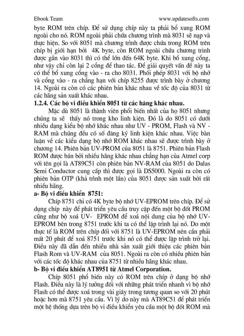 image for page Tìm hiểu về vi xử lí 8051