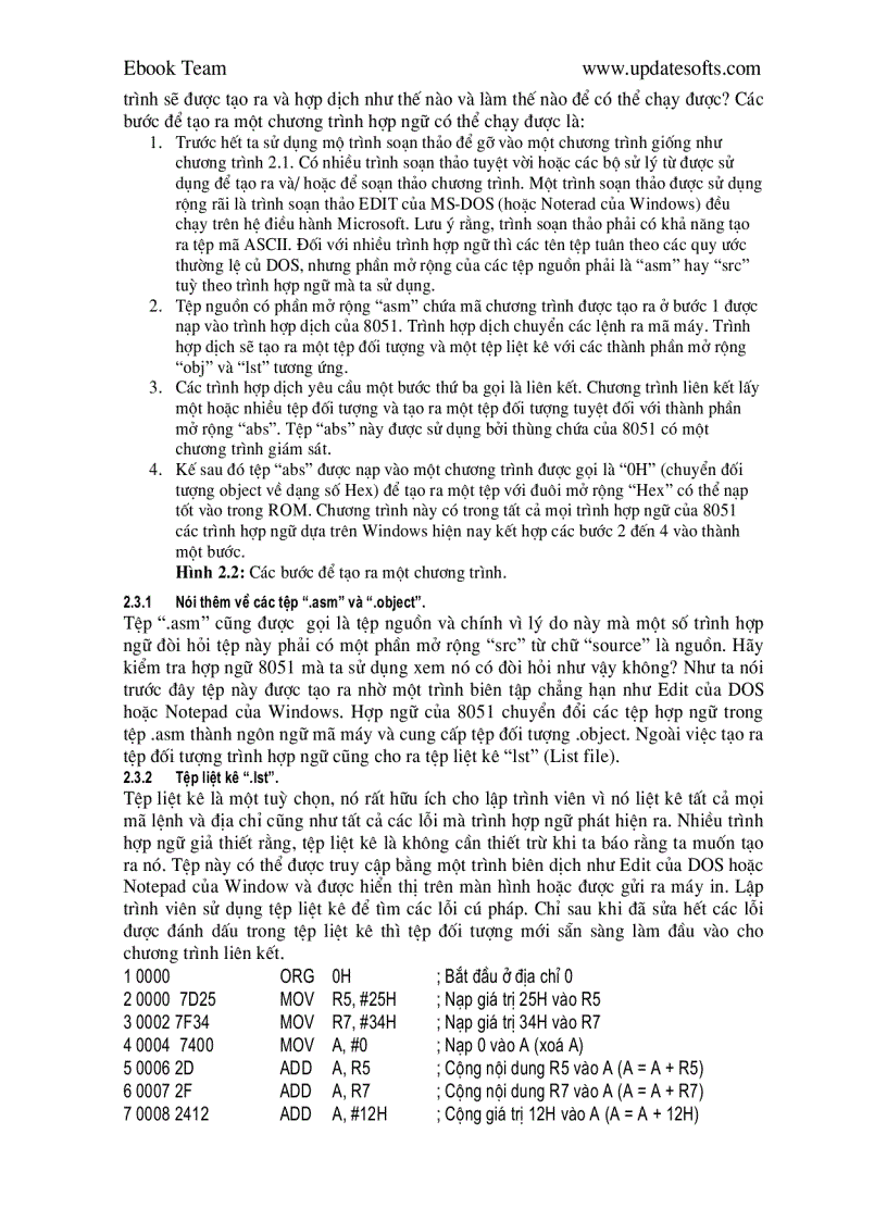 image for page Tìm hiểu về vi xử lí 8051