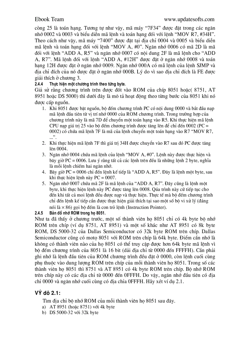 image for page Tìm hiểu về vi xử lí 8051