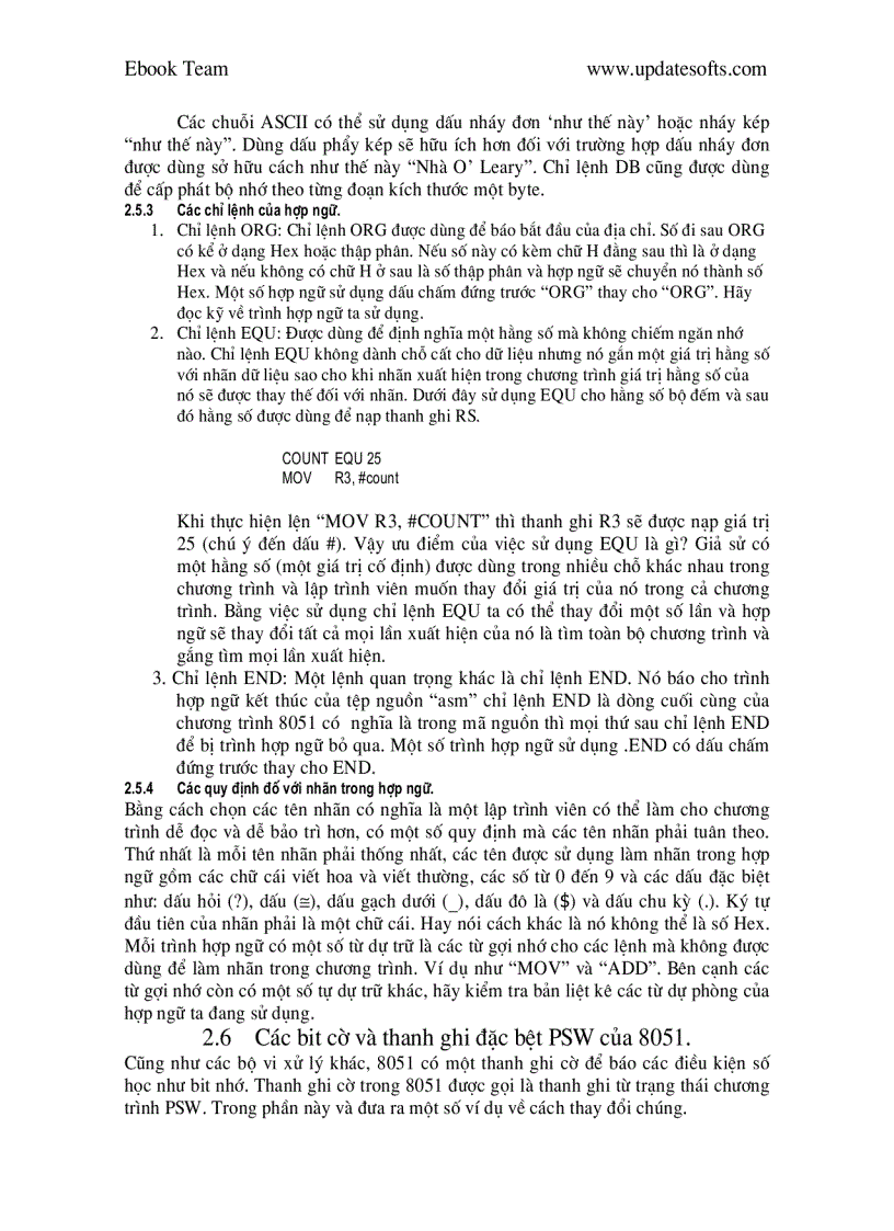 image for page Tìm hiểu về vi xử lí 8051