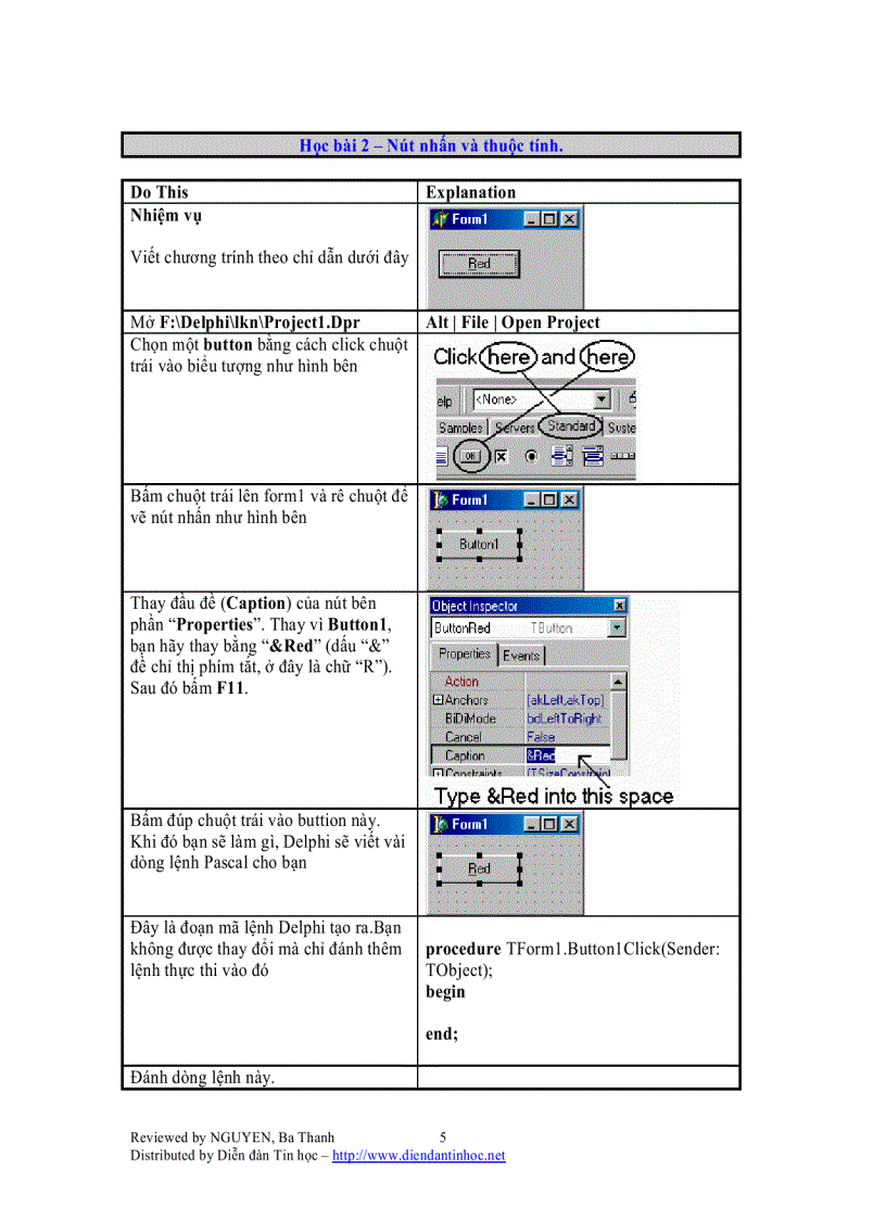 image for page Hướng dẫn lập trình Delphi