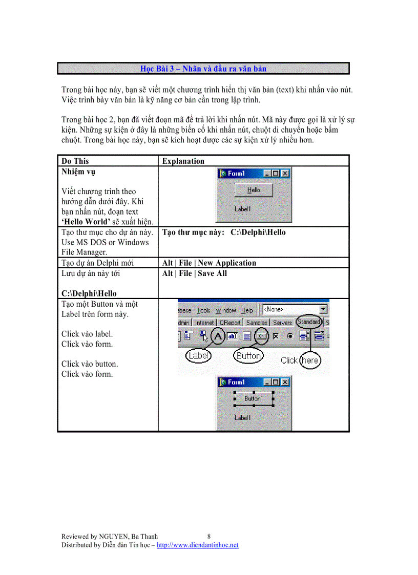 image for page Hướng dẫn lập trình Delphi