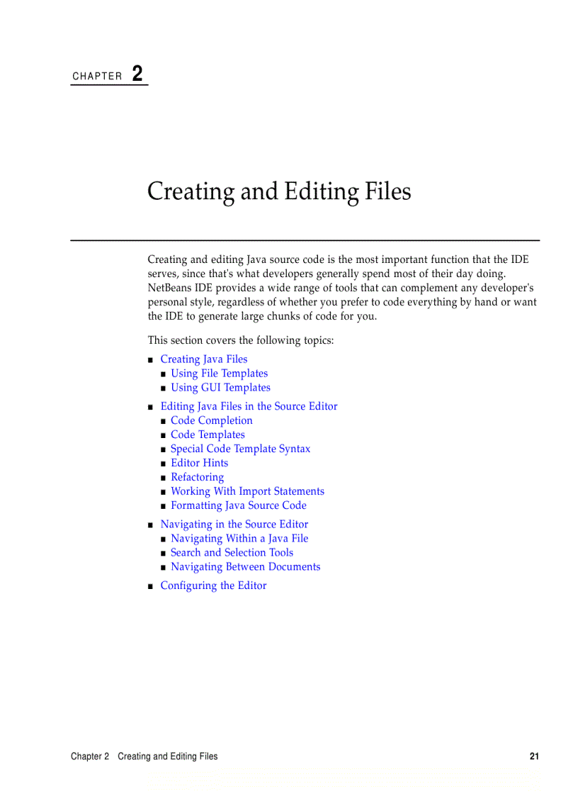 image for page Using Netbeans 5 0
