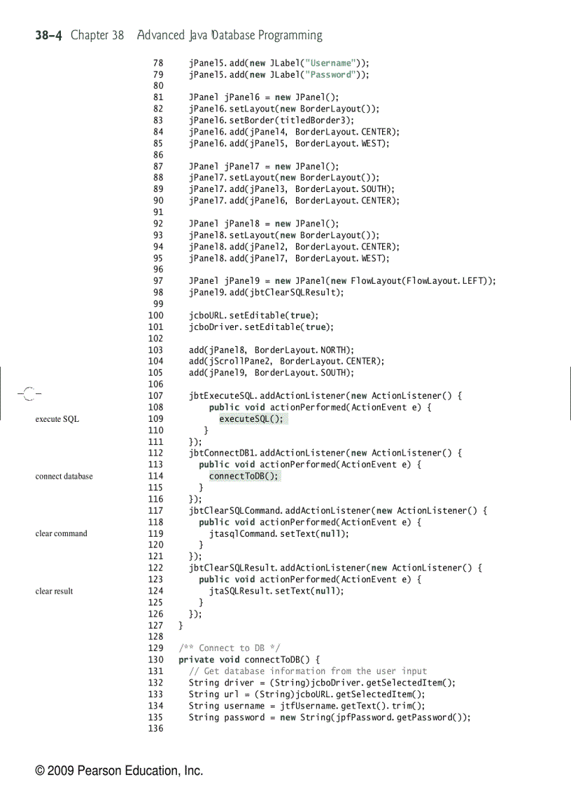 image for page Advanced Java database programming