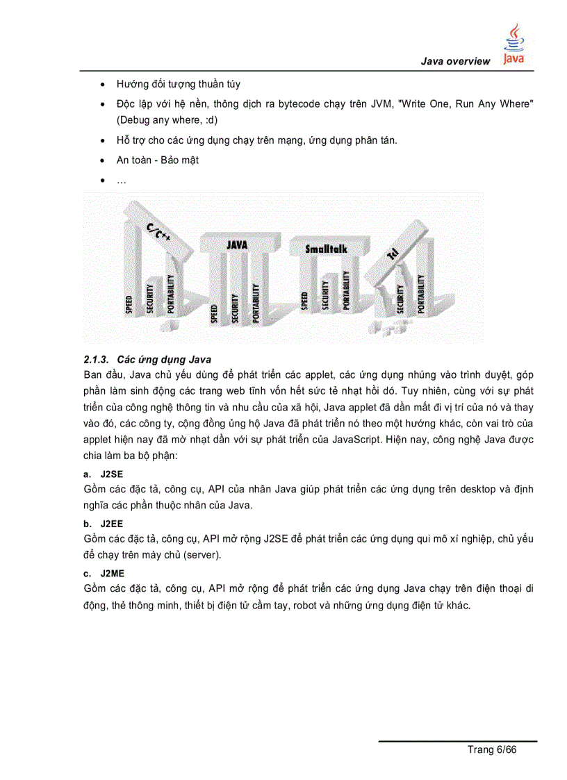 image for page Một số vấn đề về công nghệ Java