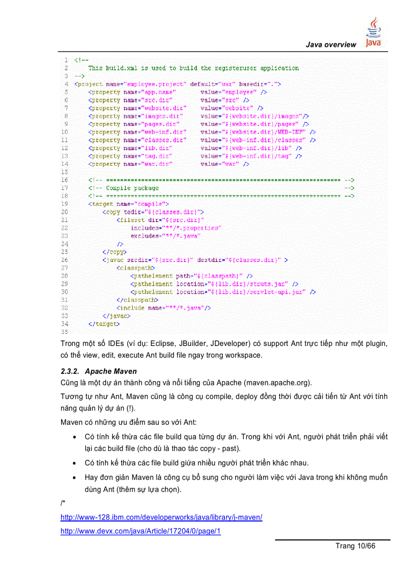 image for page Một số vấn đề về công nghệ Java