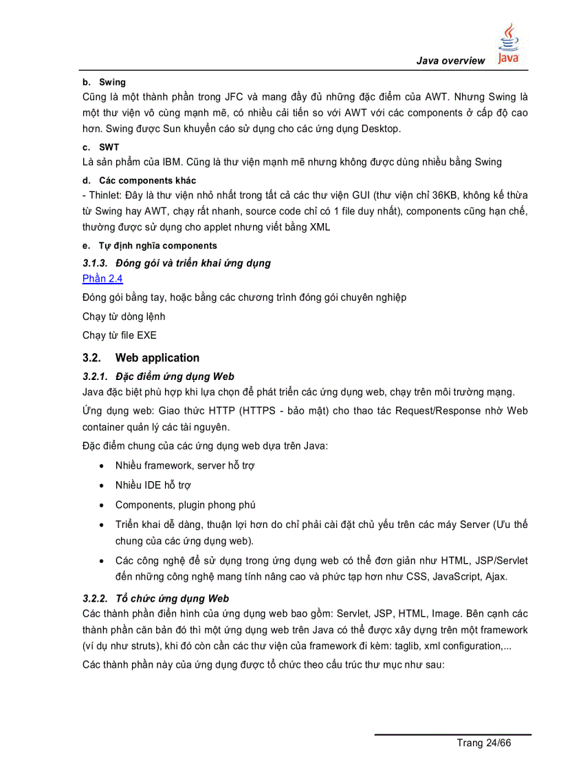 image for page Một số vấn đề về công nghệ Java