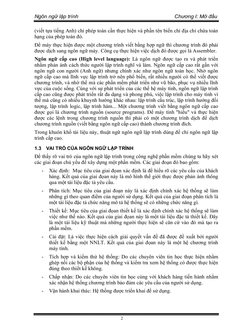 image for page Ngôn ngữ lập trình