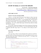 Sơ nét về visual C 6 0 và thư viện MFC