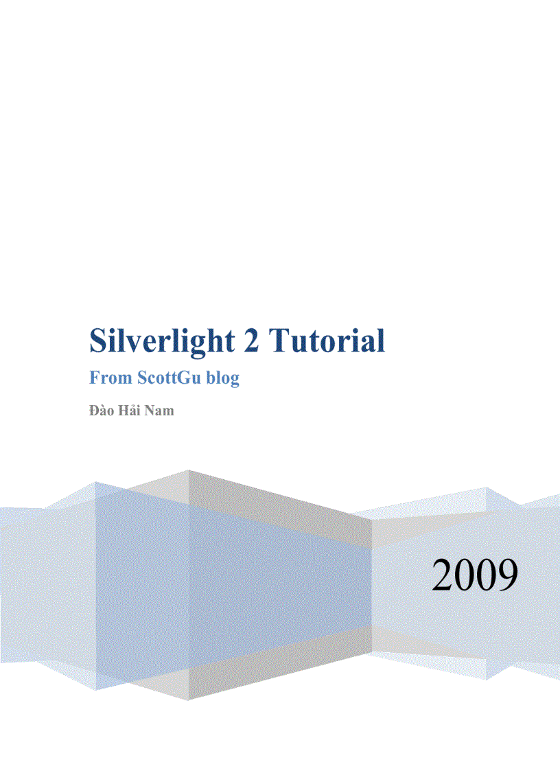 image for page Silverlight 2 tutorial