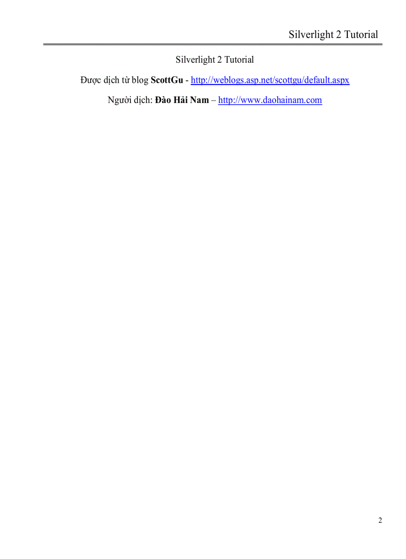 image for page Silverlight 2 tutorial