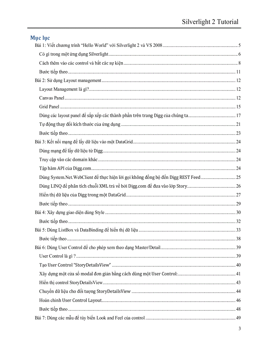 image for page Silverlight 2 tutorial