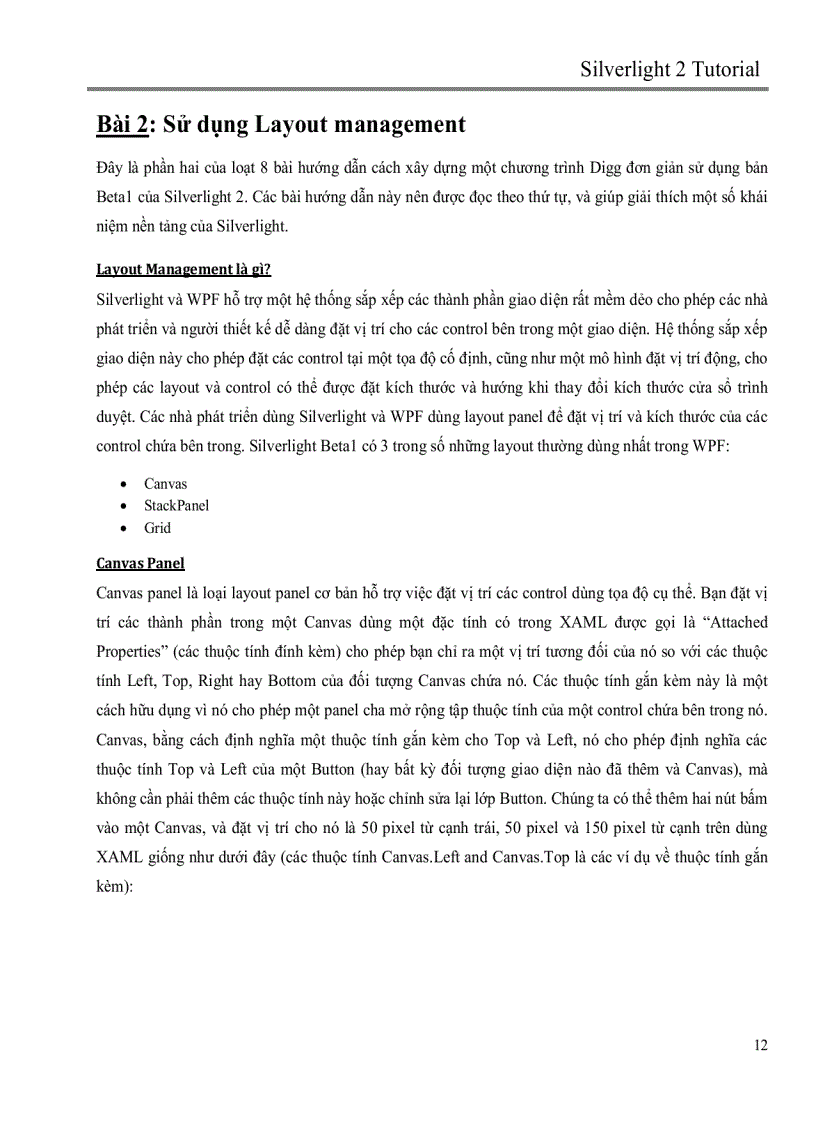 image for page Silverlight 2 tutorial