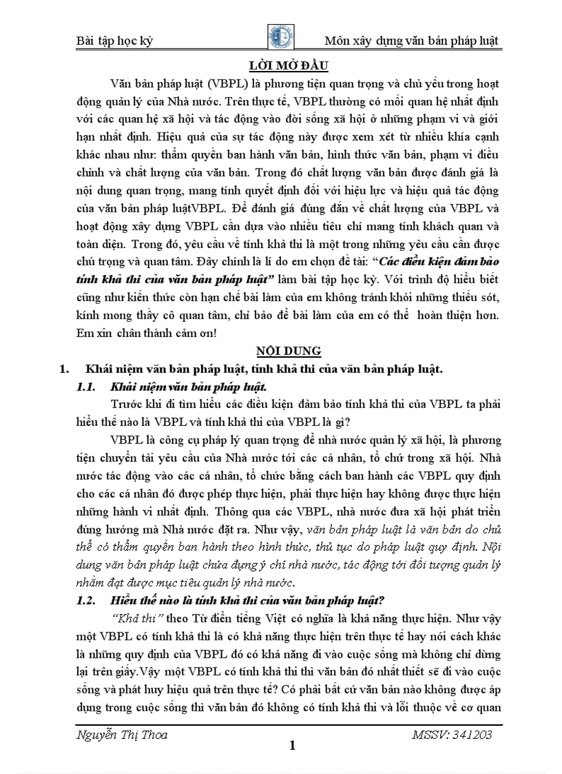 image for page Các điều kiện đảm bảo tính khả thi của văn bản pháp luật