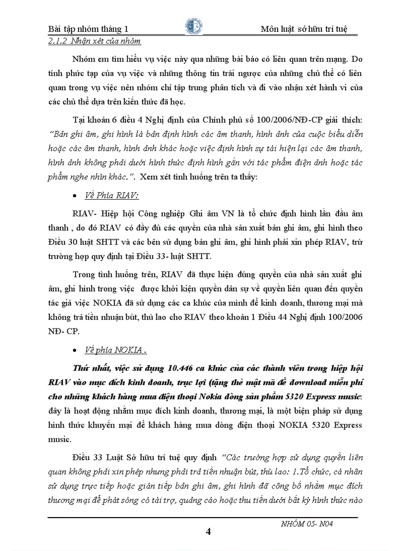 image for page Sưu tầm 2 vụ việc tranh chấp về quyền liên quan Vận dụng kiến thức đã học để phân tích và đưa ra quan điểm của nhóm về hướng giải quyết 9diem