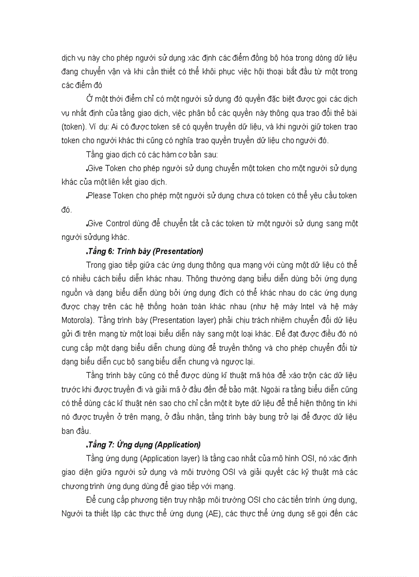 image for page Mô hình kết nối các hệ thống mở Open Systems Interconection