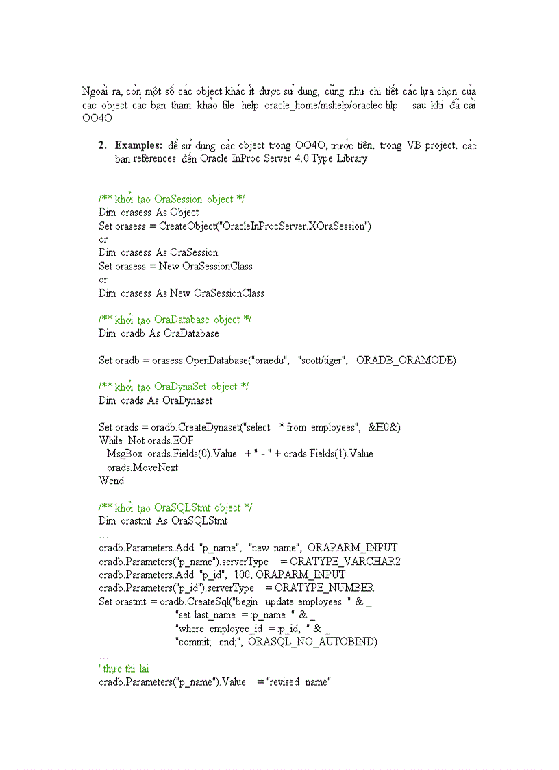 image for page Lập trình VB với Oracle Database