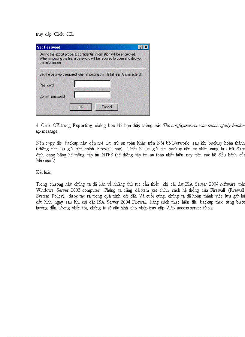 image for page Cài đặt ISA Server 2004 trên Windows Server 2003