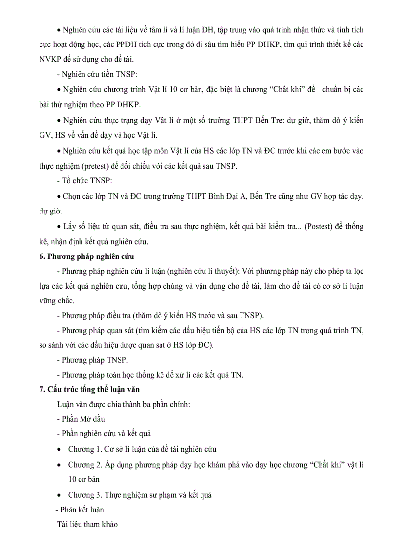 image for page Vận dụng phương pháp dạy học khám phá vào dạy học chương chất khí VL 10 Cơ Bản nhằm phát triển tư duy của học sinh