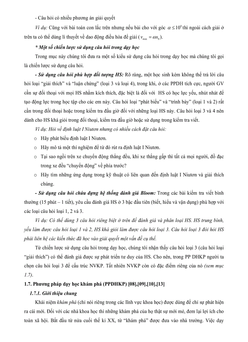 image for page Vận dụng phương pháp dạy học khám phá vào dạy học chương chất khí VL 10 Cơ Bản nhằm phát triển tư duy của học sinh