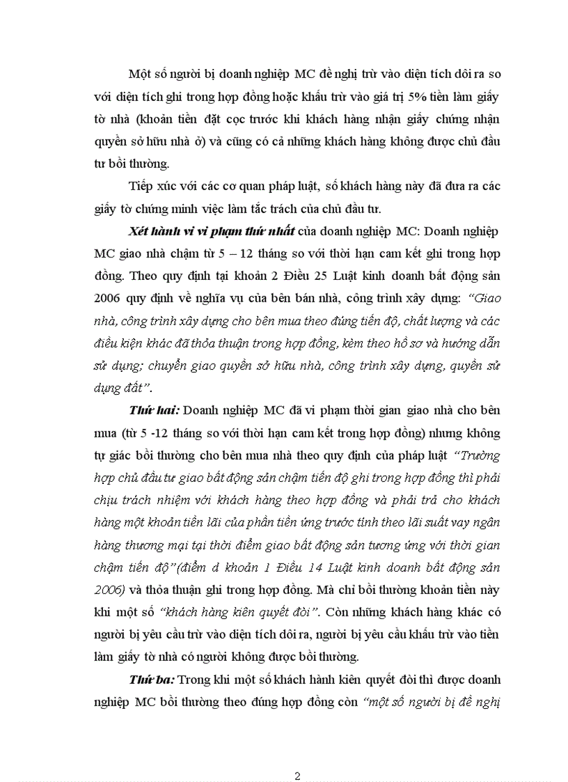 image for page Bài tập học kỳ luật kinh doanh bất động sản