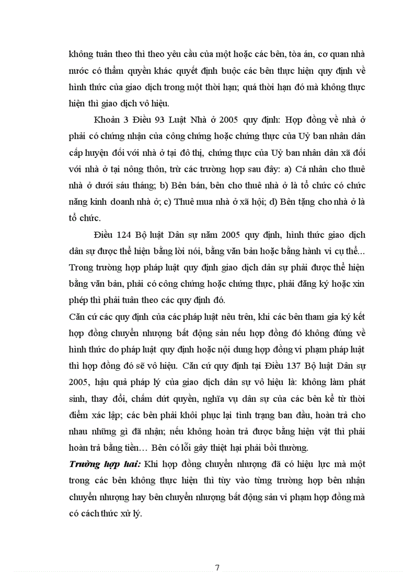 image for page Bài tập học kỳ luật kinh doanh bất động sản