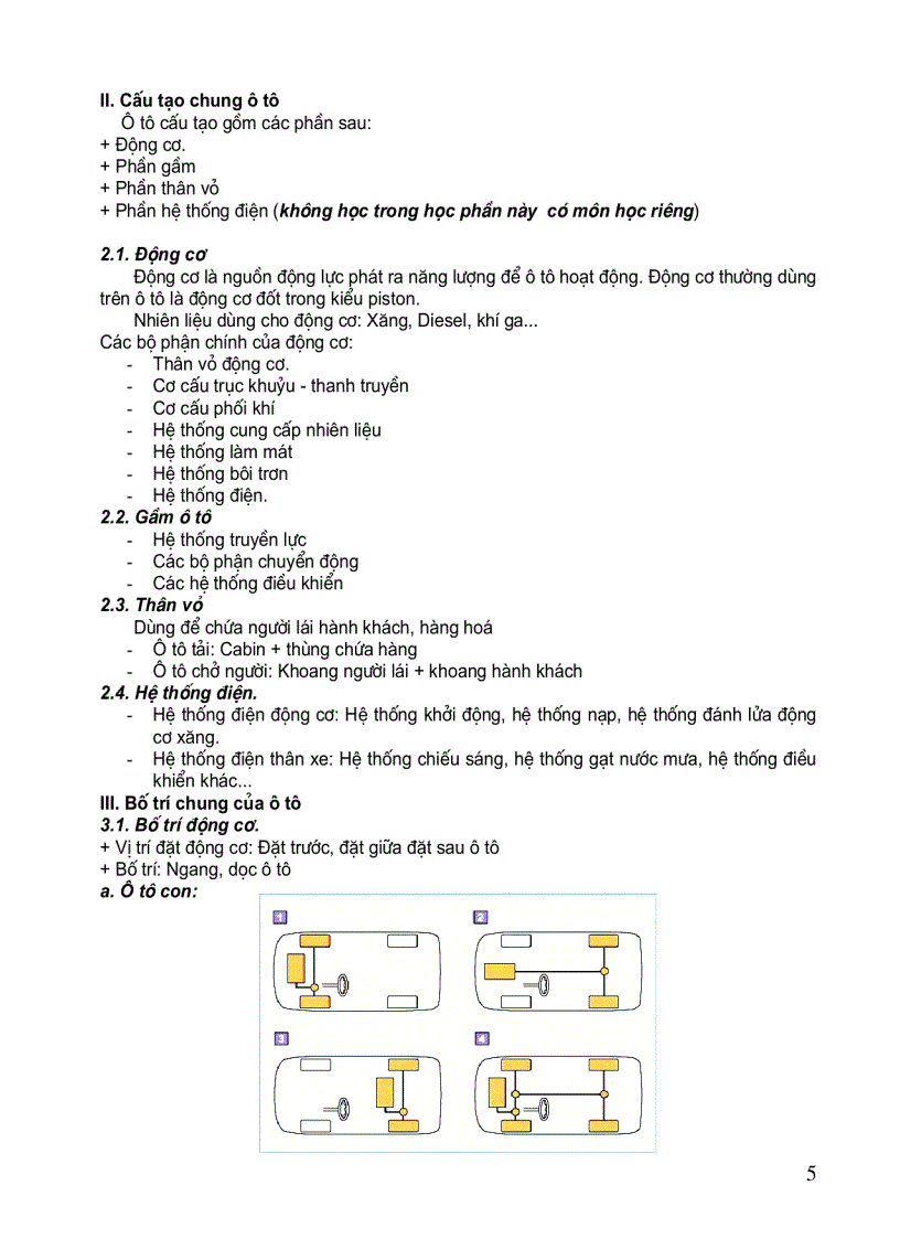 image for page Bài giảng cấu tạo ô tô Trương Mạnh Hùng ĐH GTVT