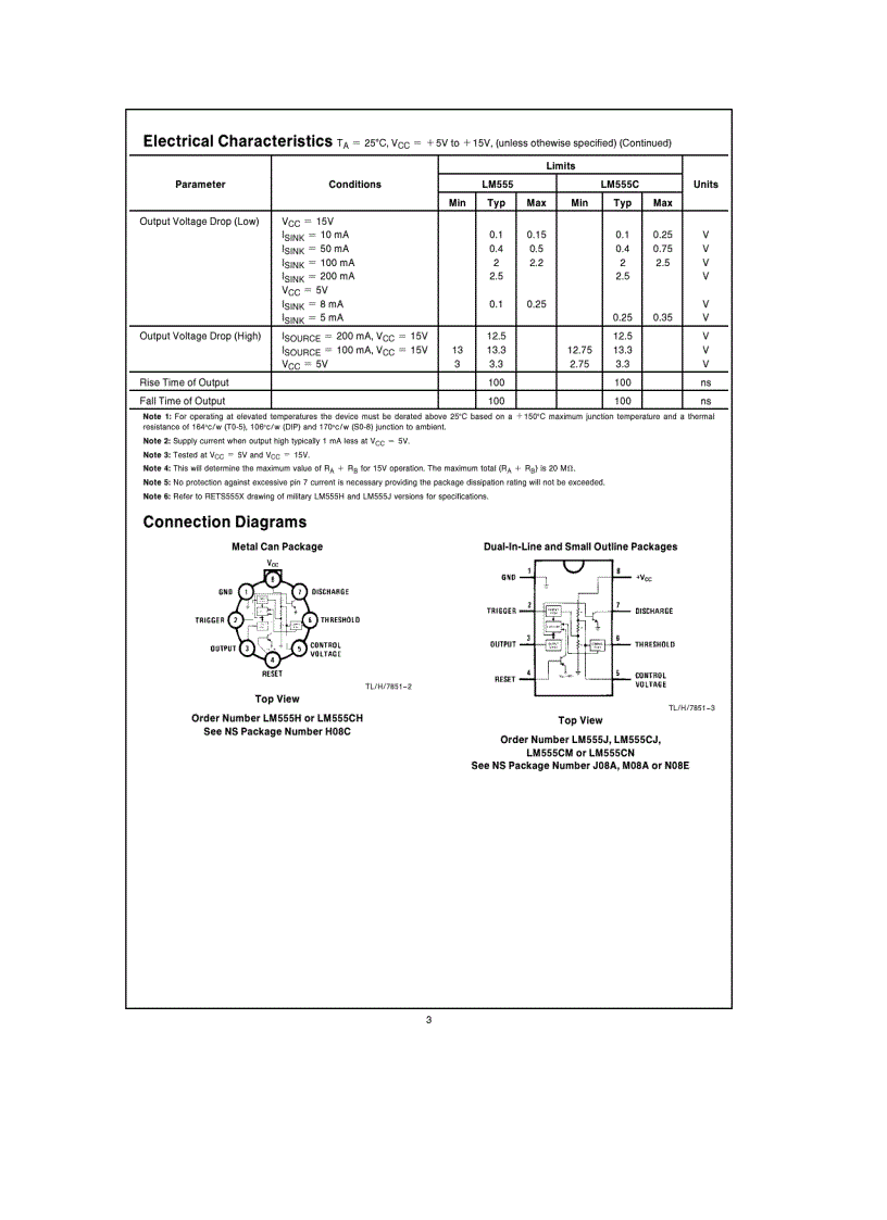 image for page LM555 LM555C Timer Datasheet