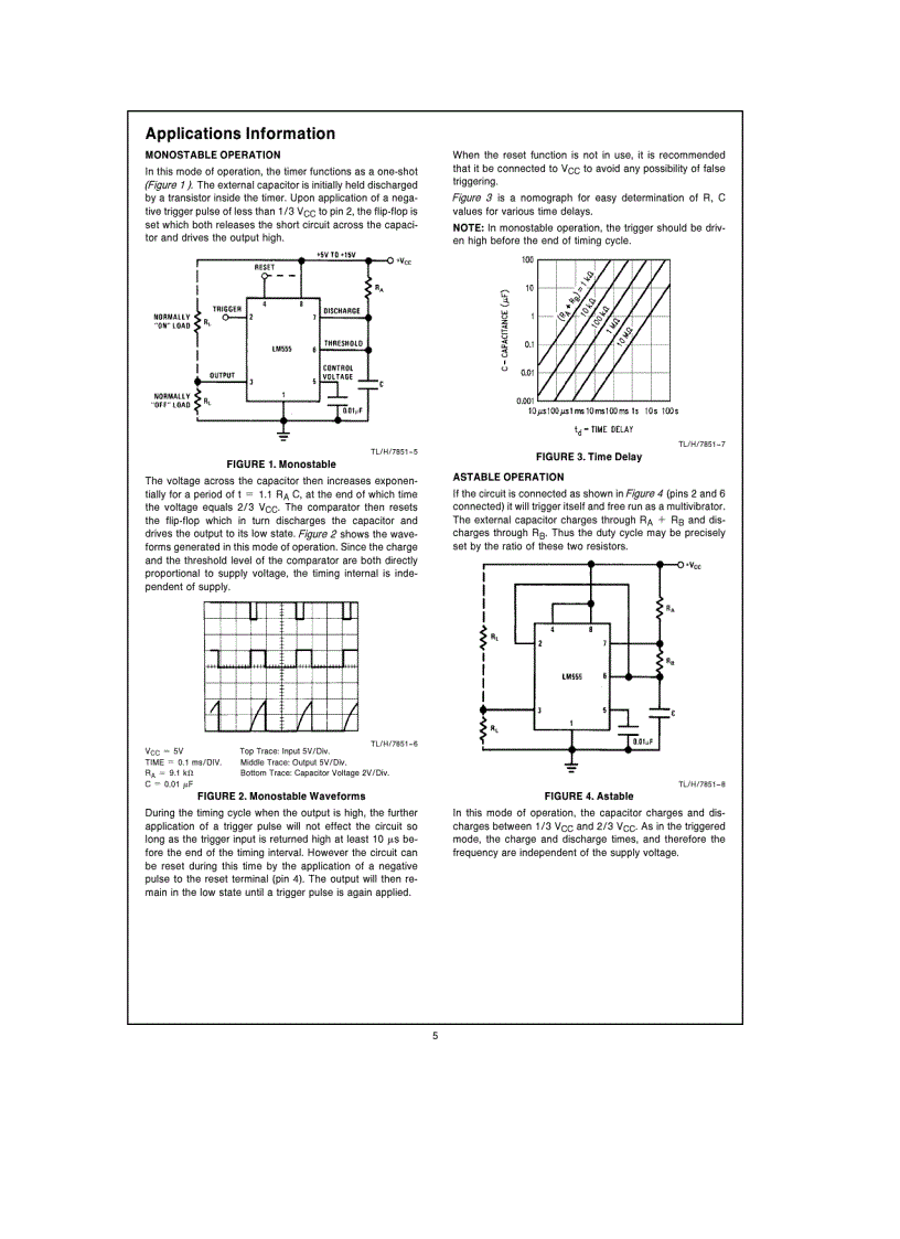 LM555 LM555C Timer Datasheet