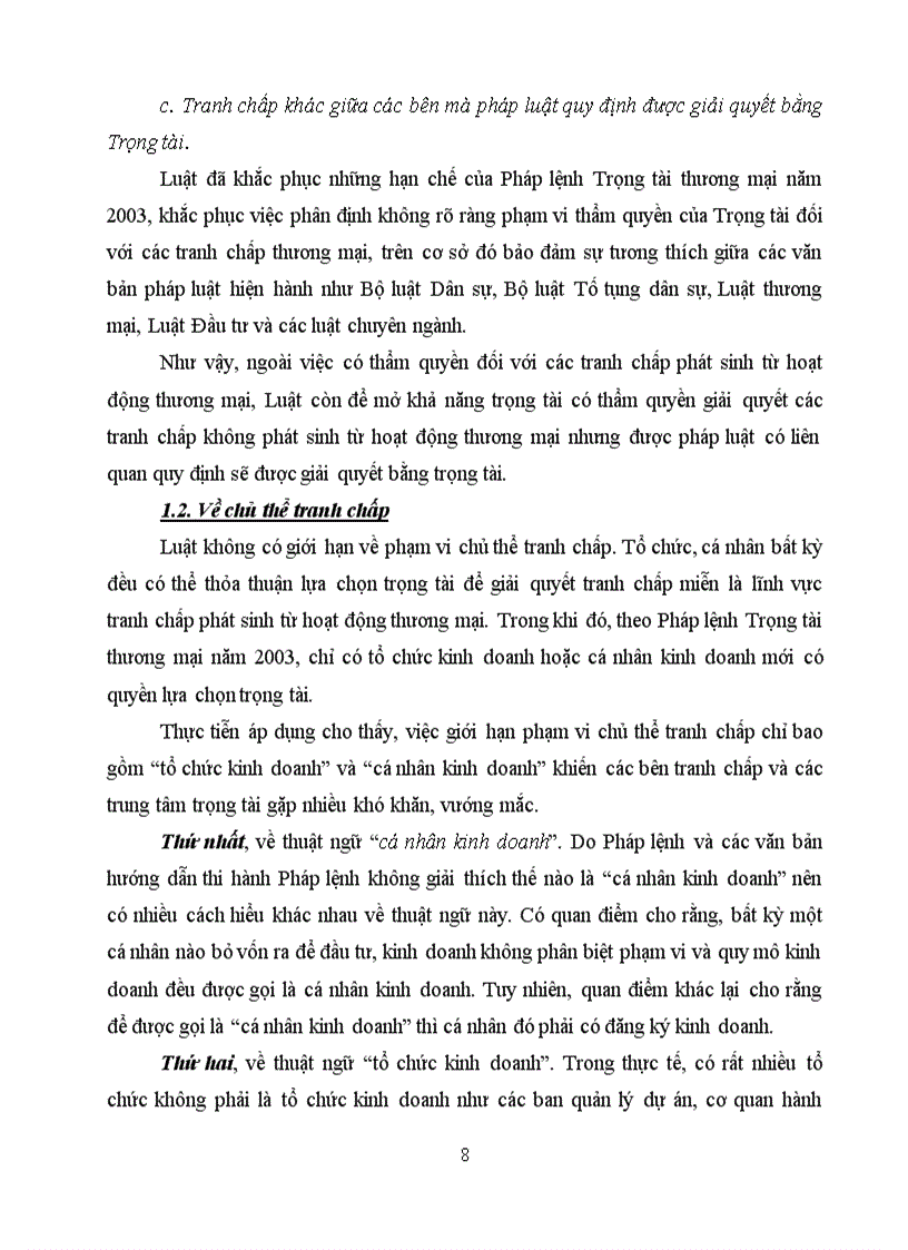 image for page Luật Trọng Tài Thương mại năm 2010 có những điểm mới gì so với Pháp Lệnh Trọng Tài thương mại năm 2003