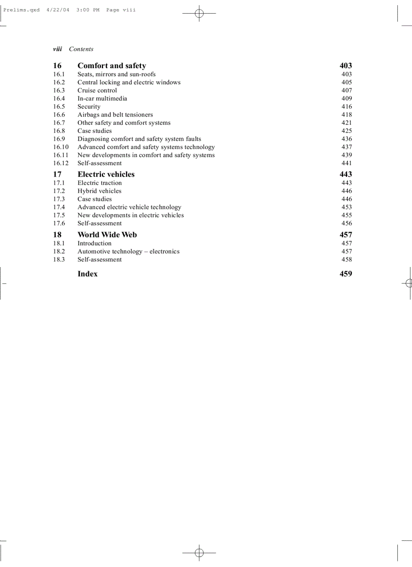 image for page Automobile Electrical and Electronic Systems 459 trang