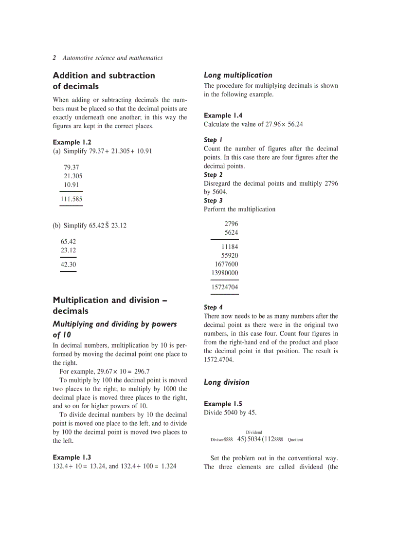 image for page Automotive Science and Mathematics Allan Bonnick