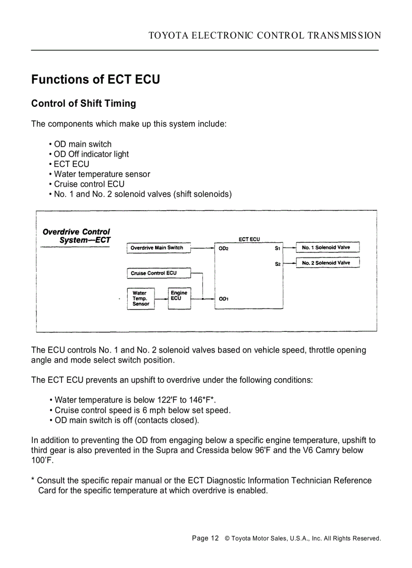 image for page Tài liệu hệ thống ECT Electronic Control Transmission trên Toyota