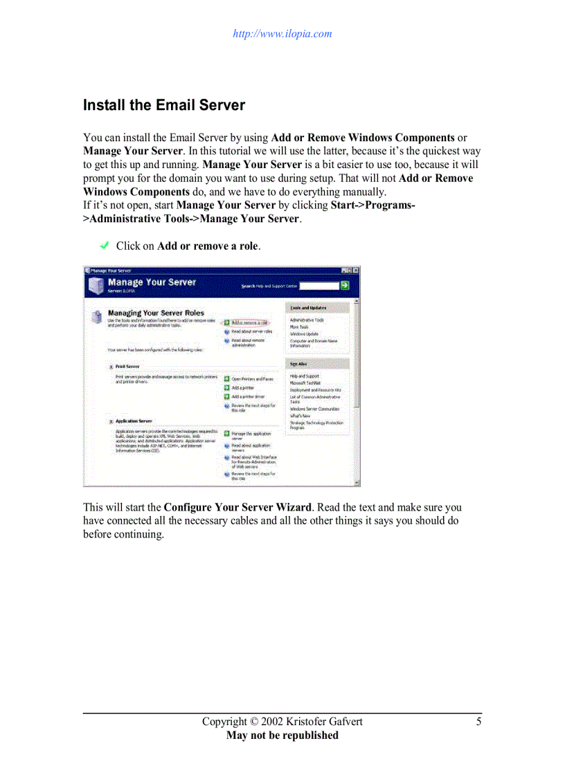 image for page Install and Configure the Email Server