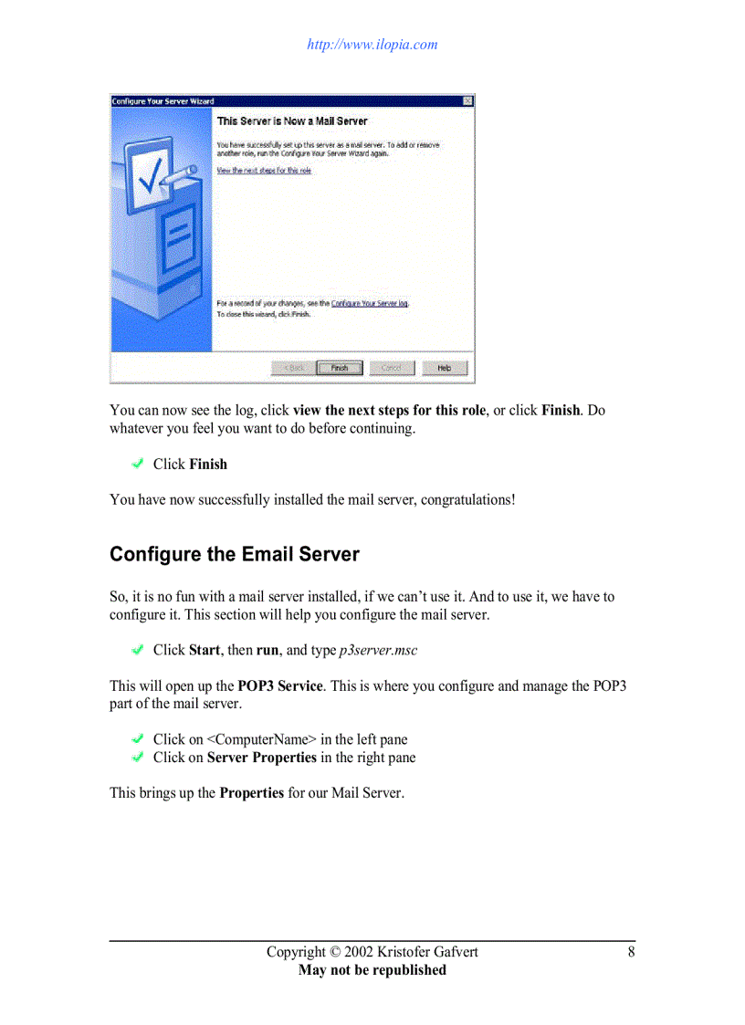 image for page Install and Configure the Email Server