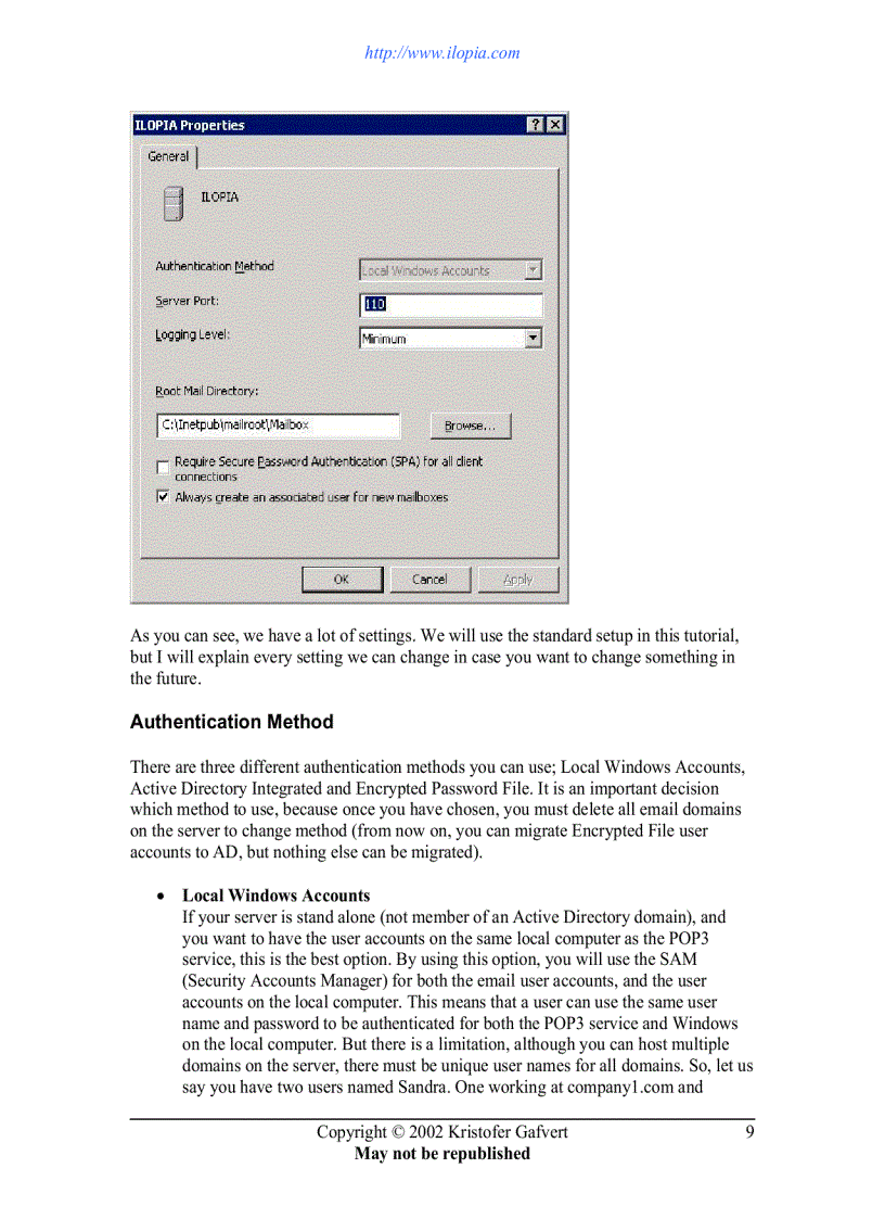 image for page Install and Configure the Email Server