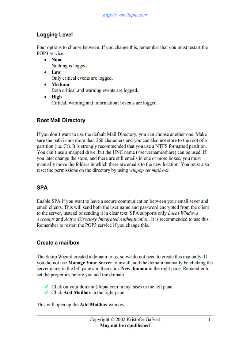 image for page Install and Configure the Email Server