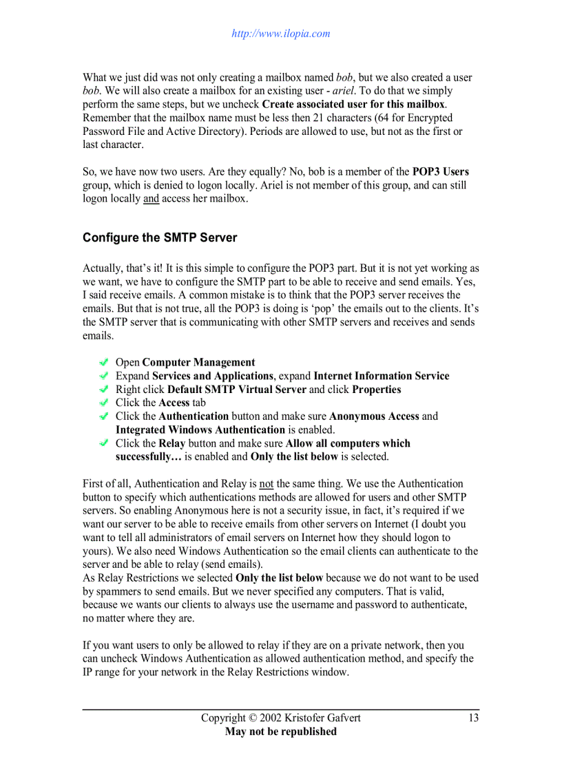 image for page Install and Configure the Email Server