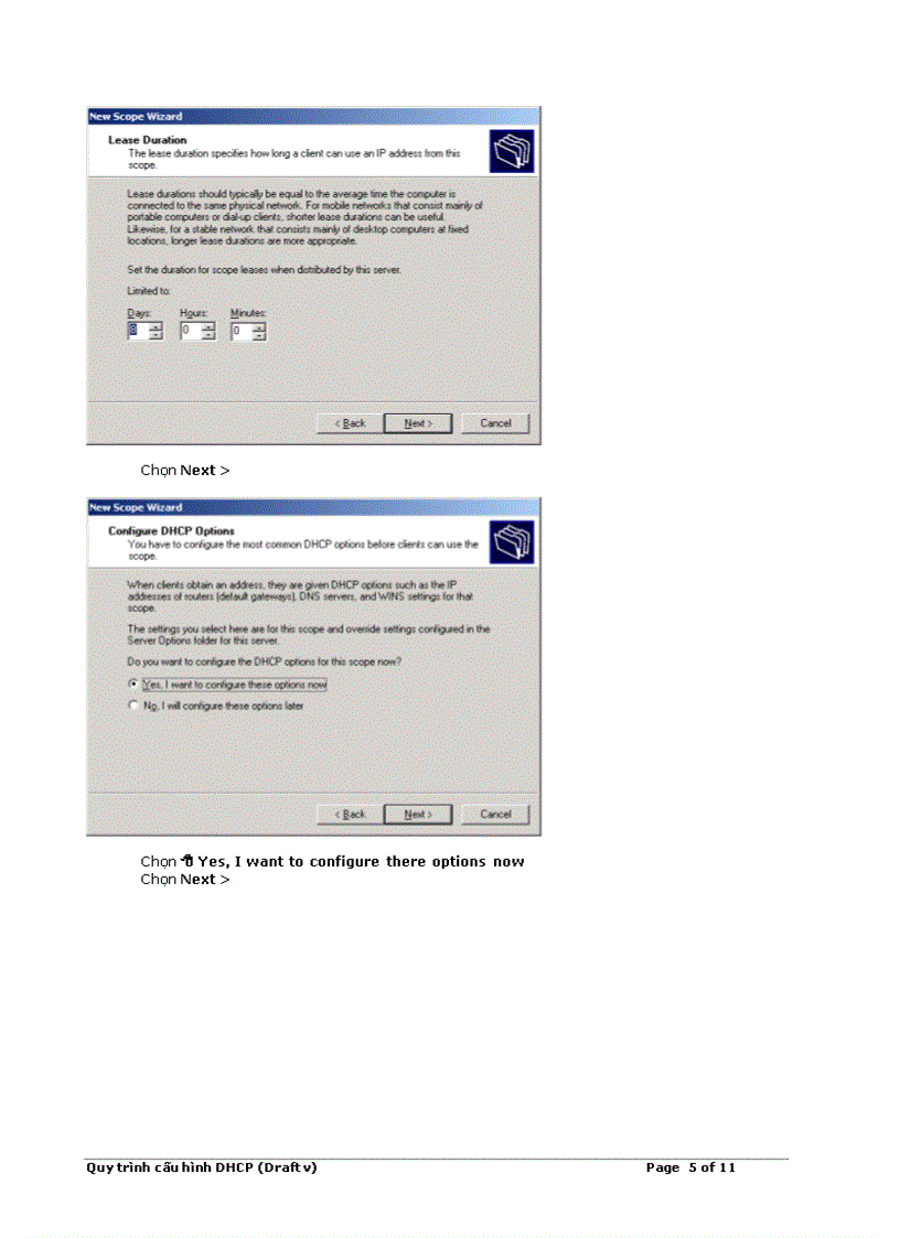 image for page Quy trình cấu hình dịch vụ DHCP trên File server