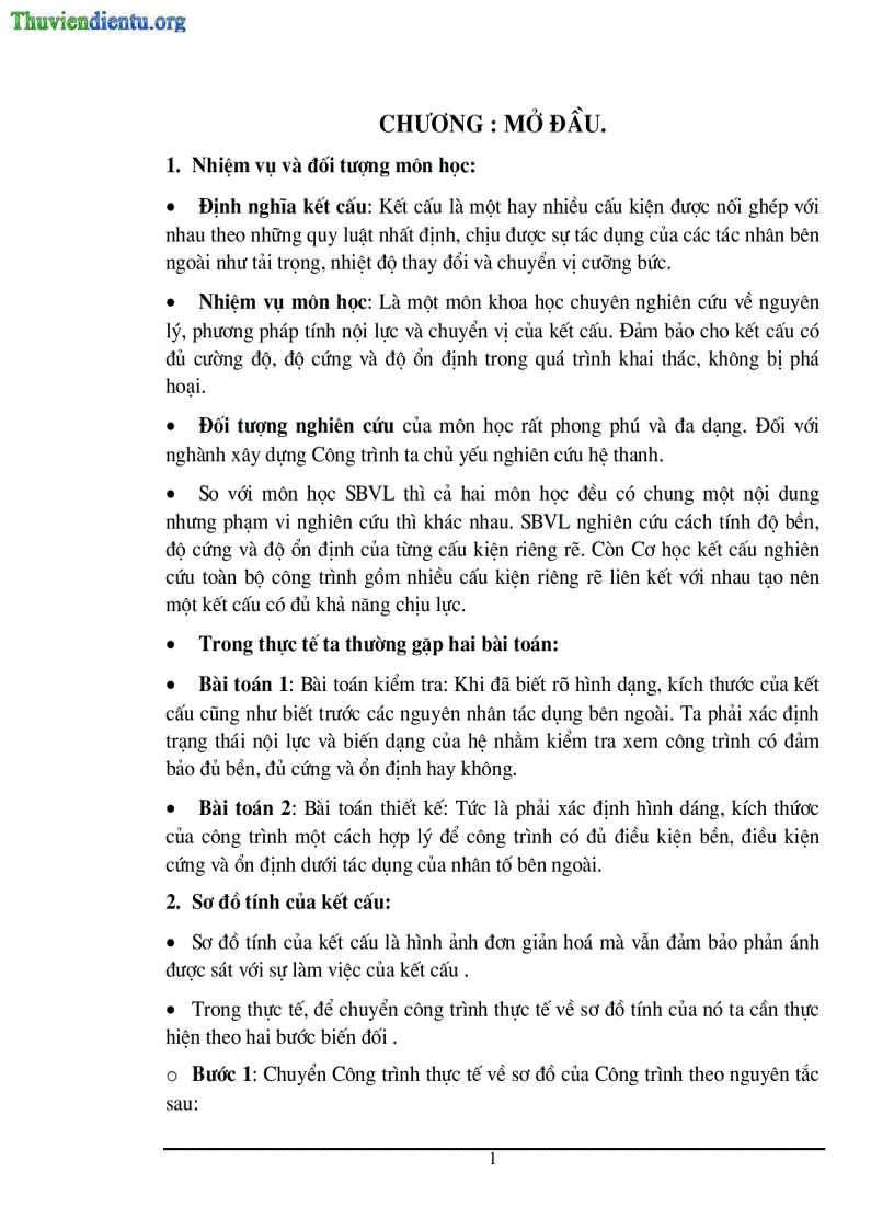 image for page Giáo trình Cơ học kêt cấu