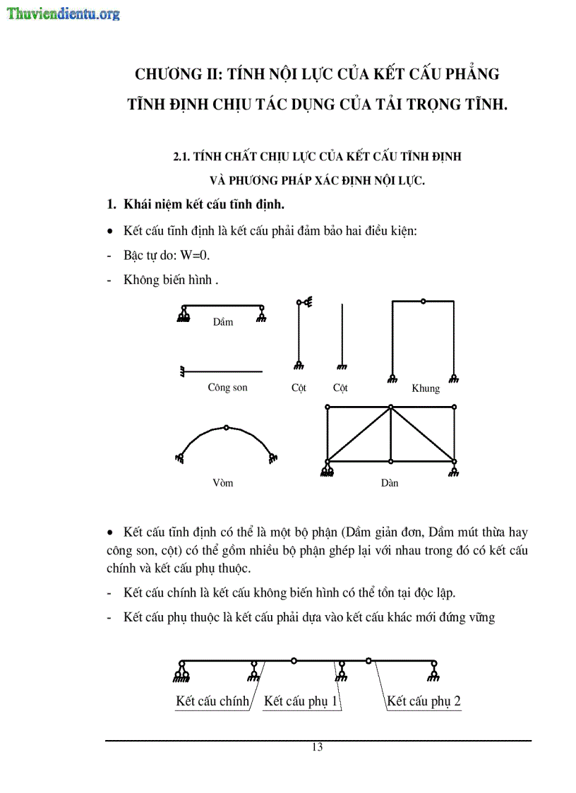 image for page Giáo trình Cơ học kêt cấu