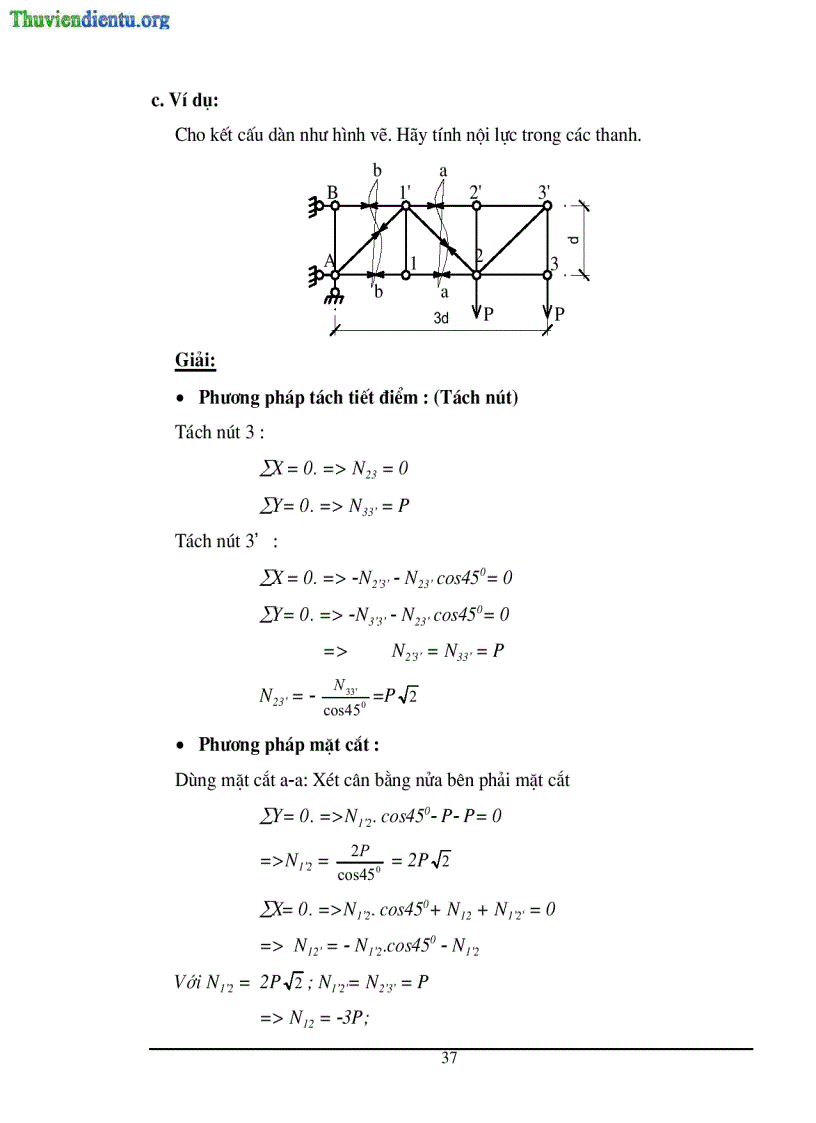 image for page Giáo trình Cơ học kêt cấu