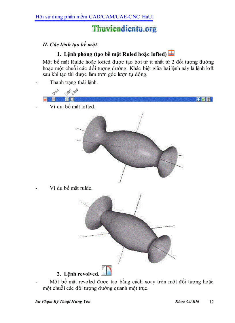 image for page Giáo trình MasterCAM X3 SPKT Hưng Yên