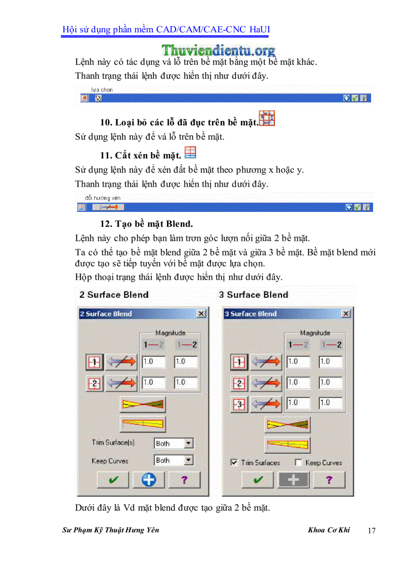 image for page Giáo trình MasterCAM X3 SPKT Hưng Yên