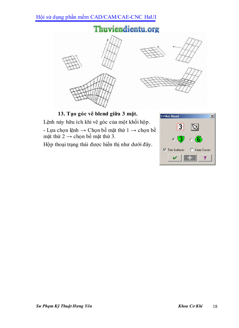 image for page Giáo trình MasterCAM X3 SPKT Hưng Yên